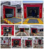 中國南昌，中國石化，隧道9刷電腦洗車機安裝調試中